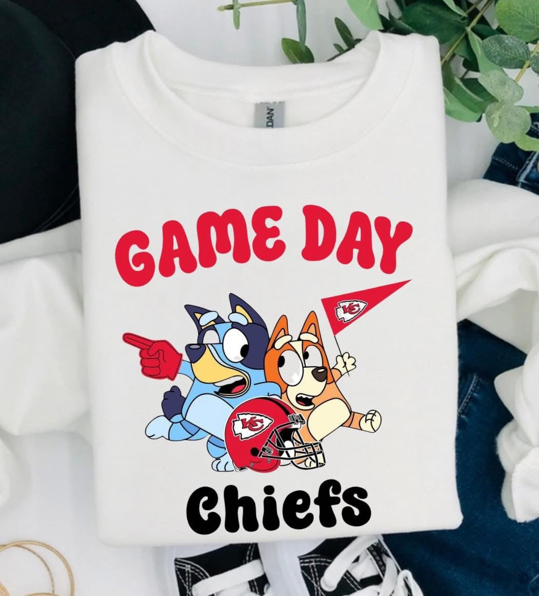 Bluey Game Day Chiefs