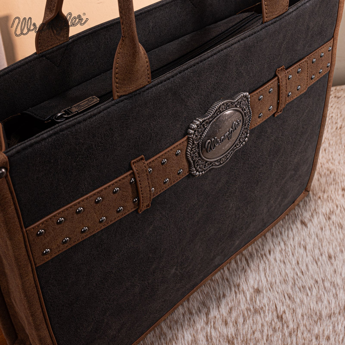 Wrangler Buckle Concealed Carry Large Tote