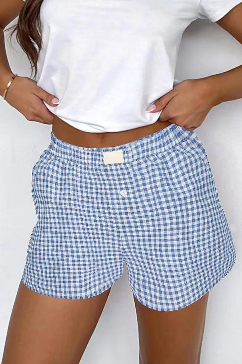 Gingham Boxer Shorts