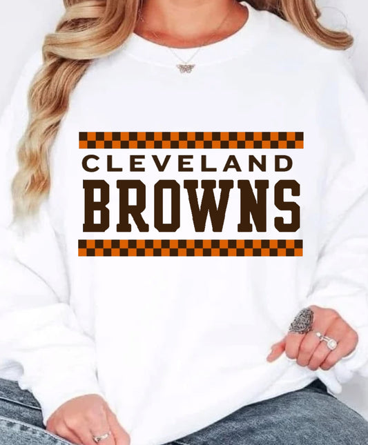 Checkered Cleveland Browns