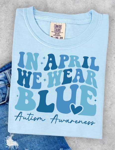 In April We wear Blue