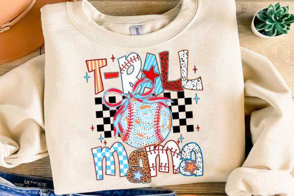Bright & Groovy T-Ball Mama