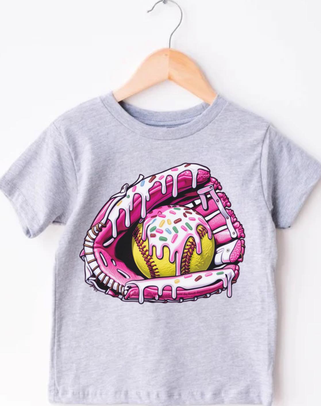 Pink Baseball Glove Drip