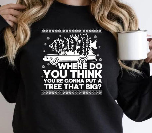 Where Do you think you are going to put that big tree