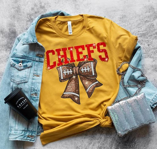 Chiefs Football Bow