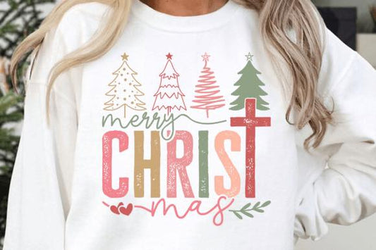 Merry Christ Mas 4 Trees S