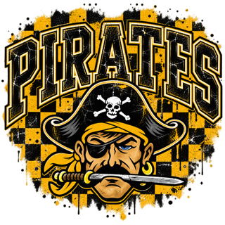 Checkered Pirates Half Zip Unisex