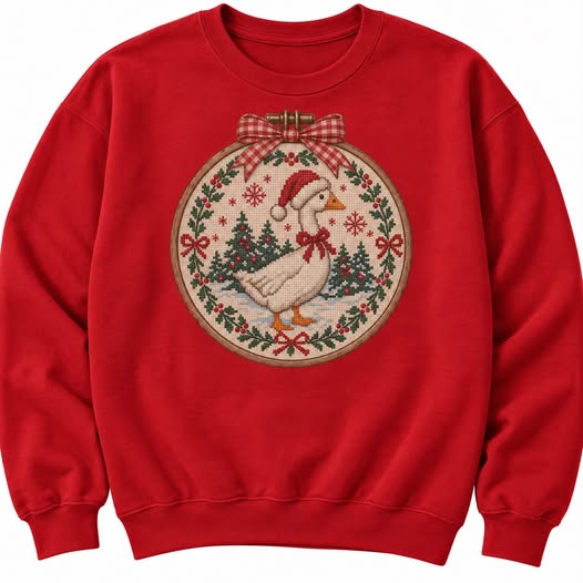 Christmas Goose Cross Stitch