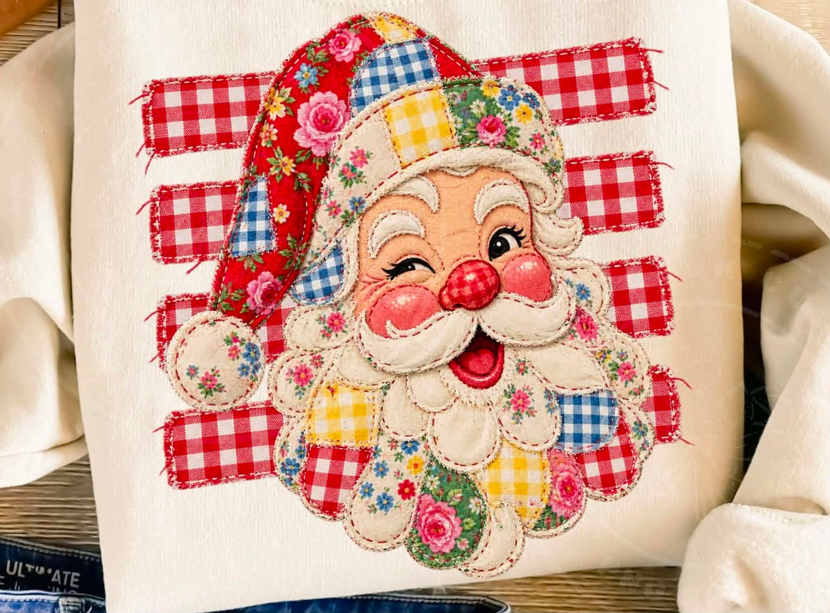 Patchwork Santa