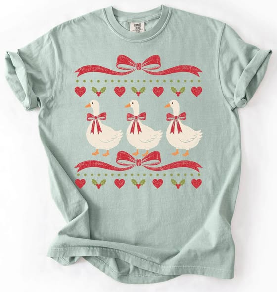 Christmas Ribbon Goose