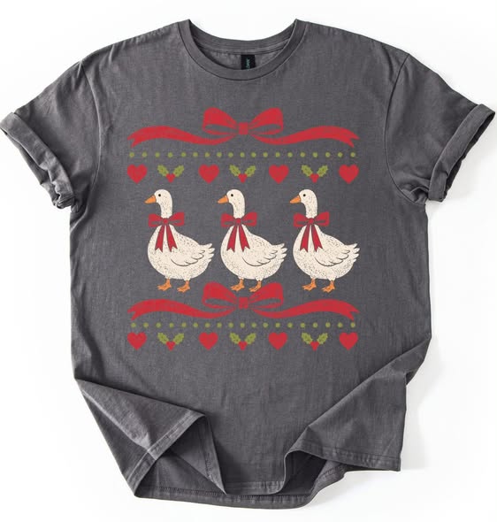 Christmas Ribbon Goose