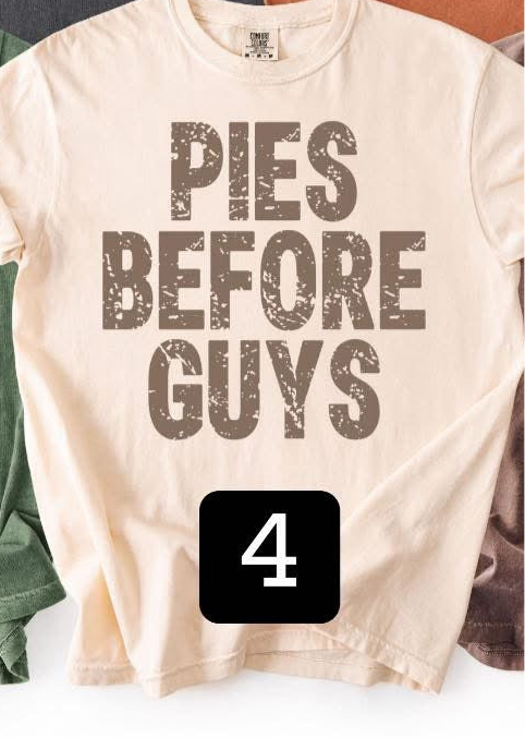 Pies before guys