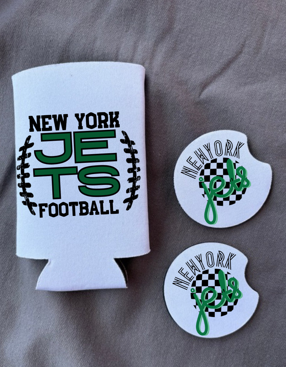 Jets Koozie/Coasters