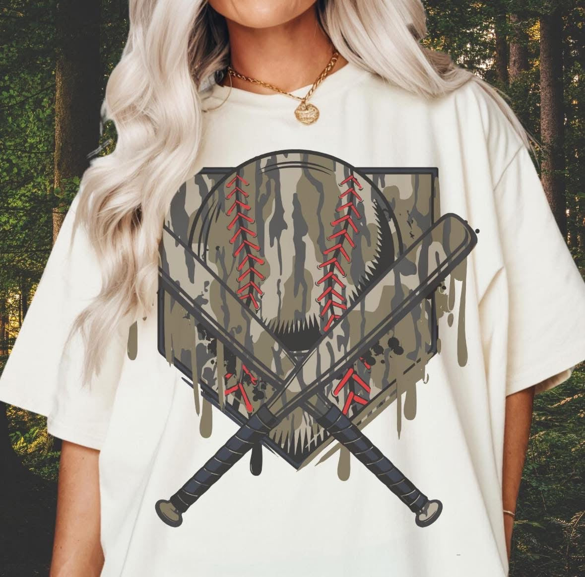 Camo Drip Baseball