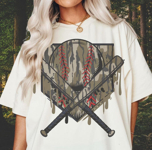 Camo Drip Baseball