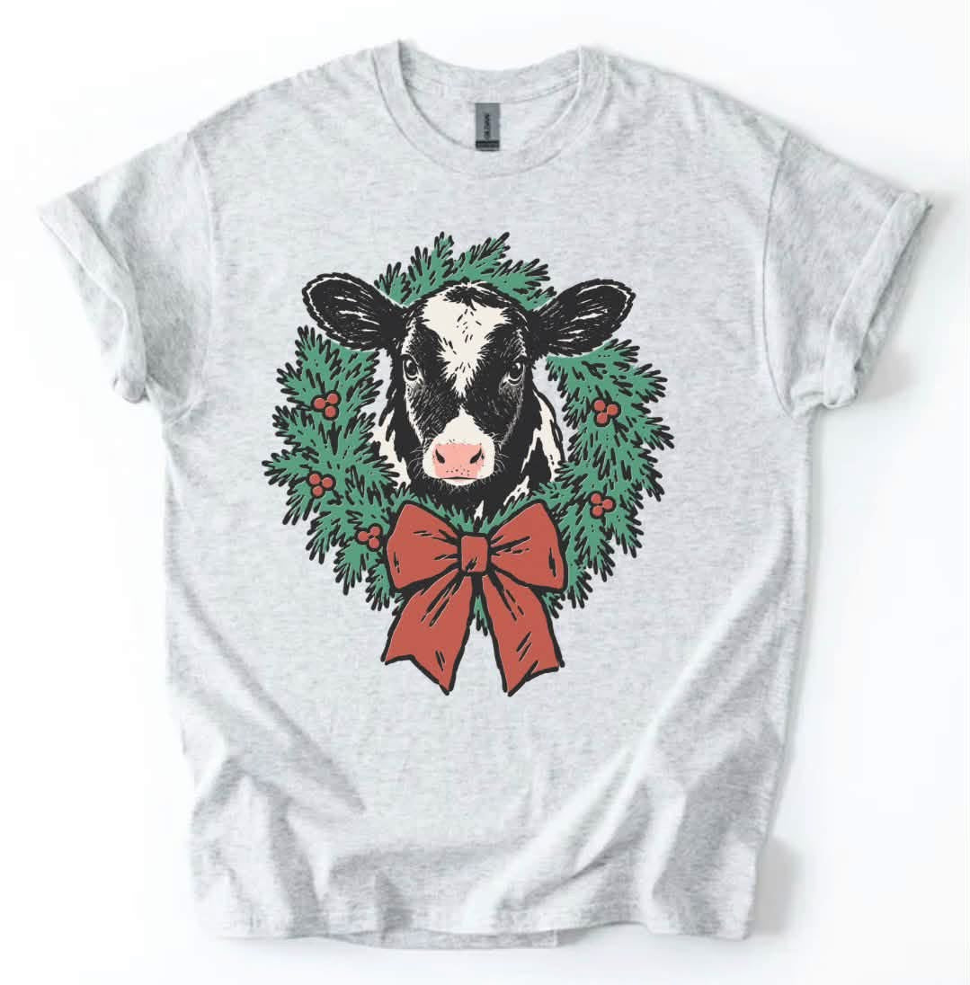 Cow & Wreath