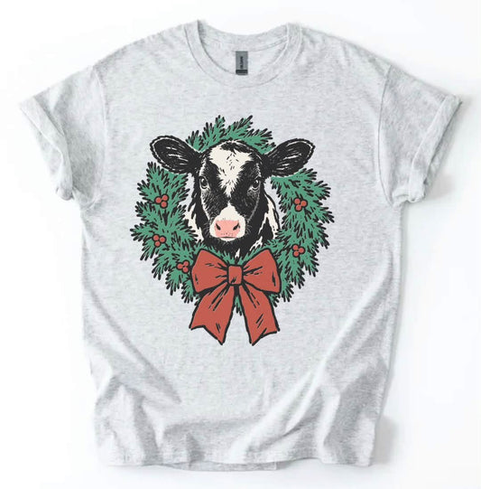 Cow & Wreath
