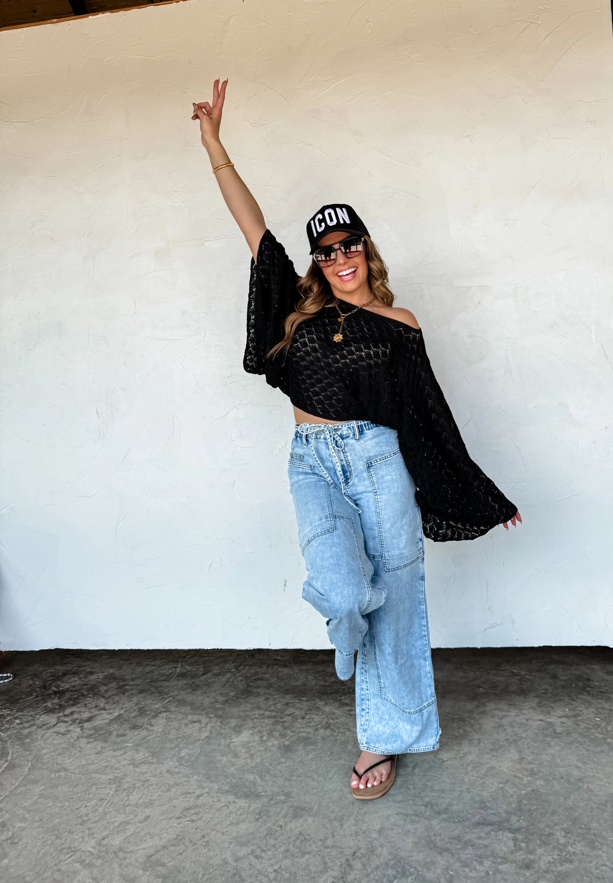 Pre - O Tie Waist Jeans
