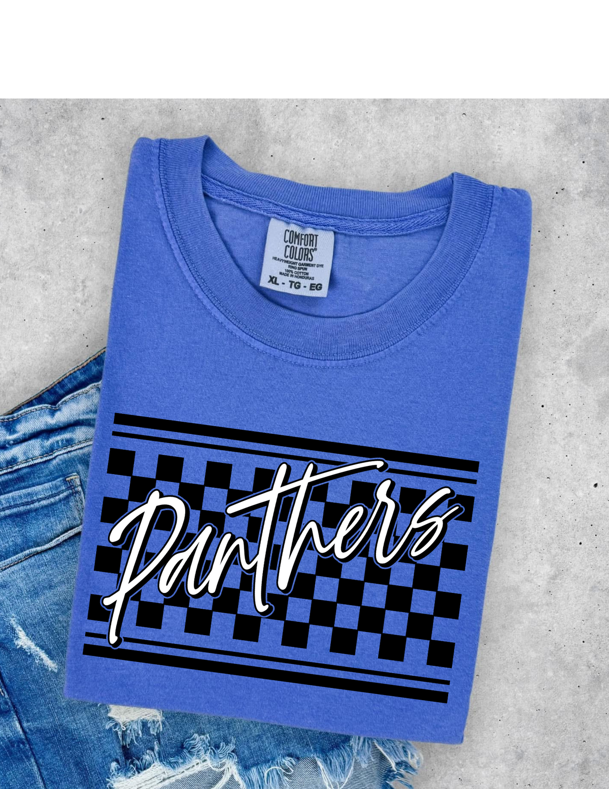 Panthers Slanted Checker