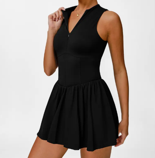 High Neck Tennis Dress