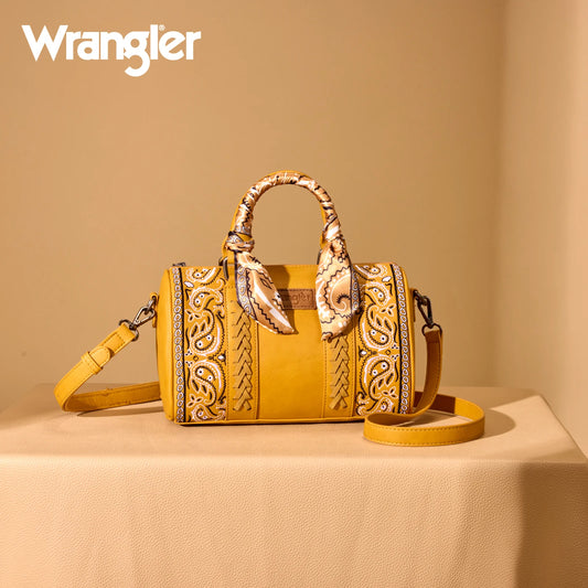 Wrangler Bandana Paisley Barrel Crossbody