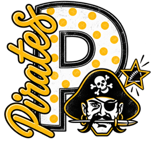 Polka Dot P Pirates Full Zip