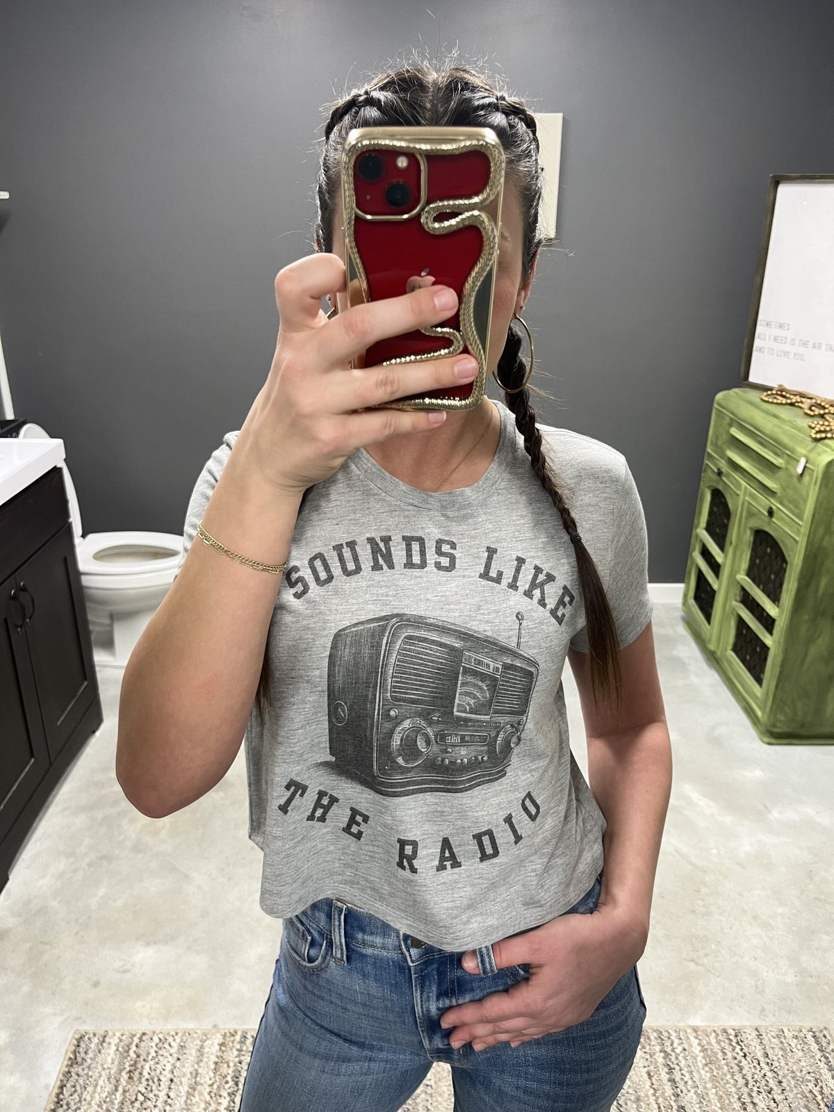 Cropped Radio Tee