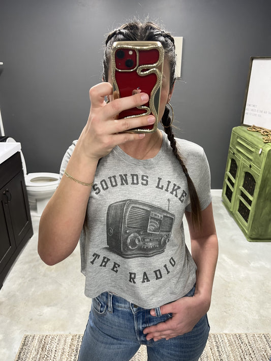 Cropped Radio Tee